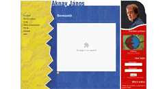 Desktop Screenshot of aknay-janos.hommage.hu