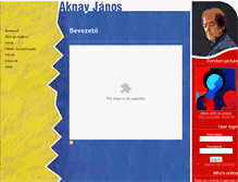 Tablet Screenshot of aknay-janos.hommage.hu