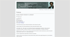 Desktop Screenshot of novotny-tihamer.hommage.hu